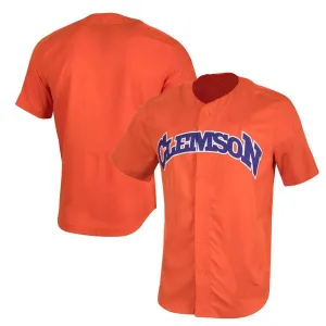 Clemson Tigers Customizable College Style Baseball  Jersey - 2 Styles Available