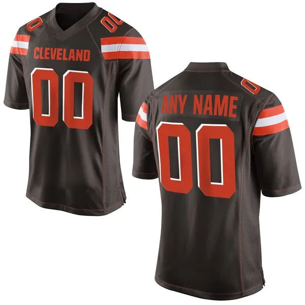 Cleveland Browns Customizable Pro Style Football Jersey