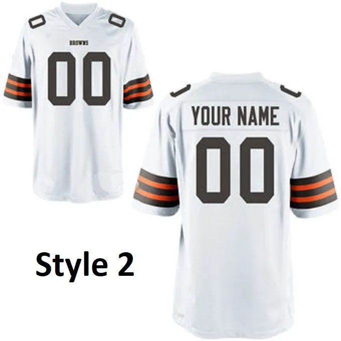 Cleveland Browns Customizable Pro Style Football Jersey