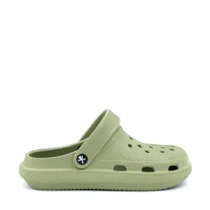 Clogees Womens Softy Fashion Clog Khaki Size 9