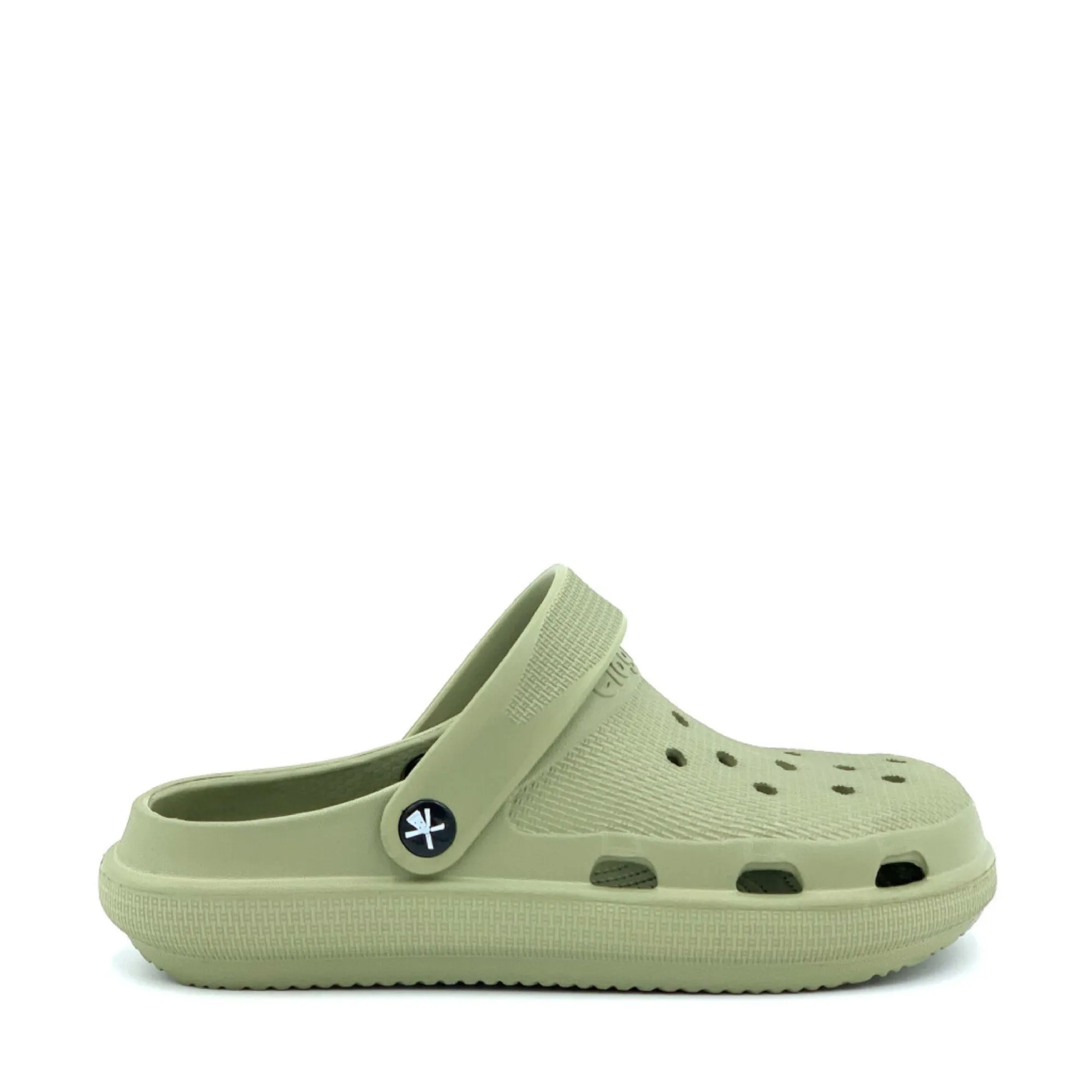 Clogees Womens Softy Fashion Clog Khaki Size 9
