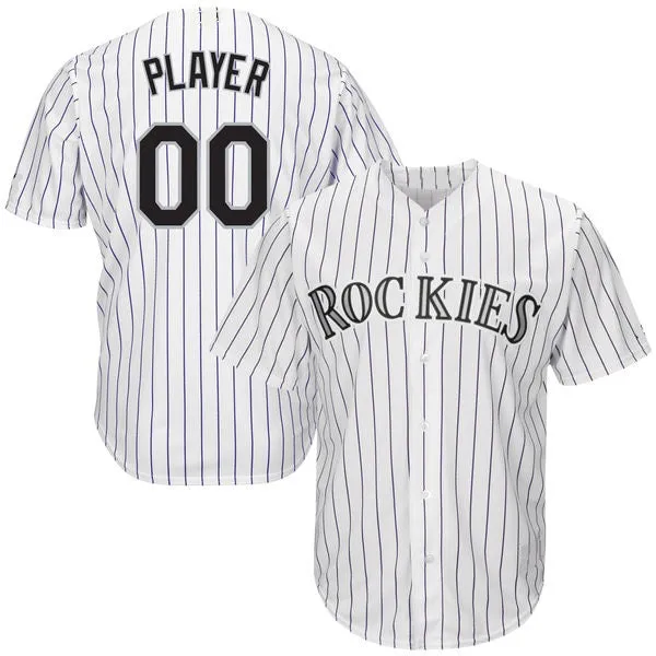 Colorado Rockies Customizable Pro Style Baseball Jersey - 2 Styles Available