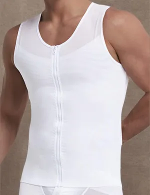 Compression Shirts for Men Body Shaper Slimming Shirts Shapewear with Zipper