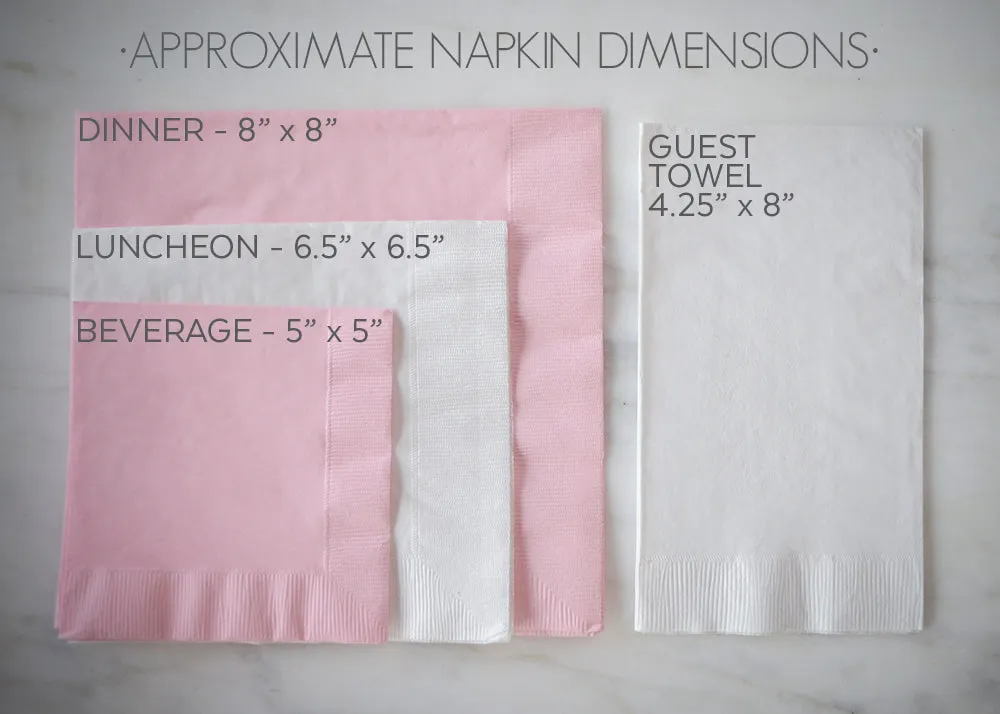 Custom Golf Themed Napkins