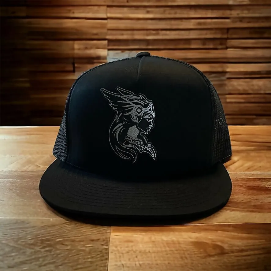 Custom Lonestar Leatherette Hat Patches backed with Durra-Bull Adhesive