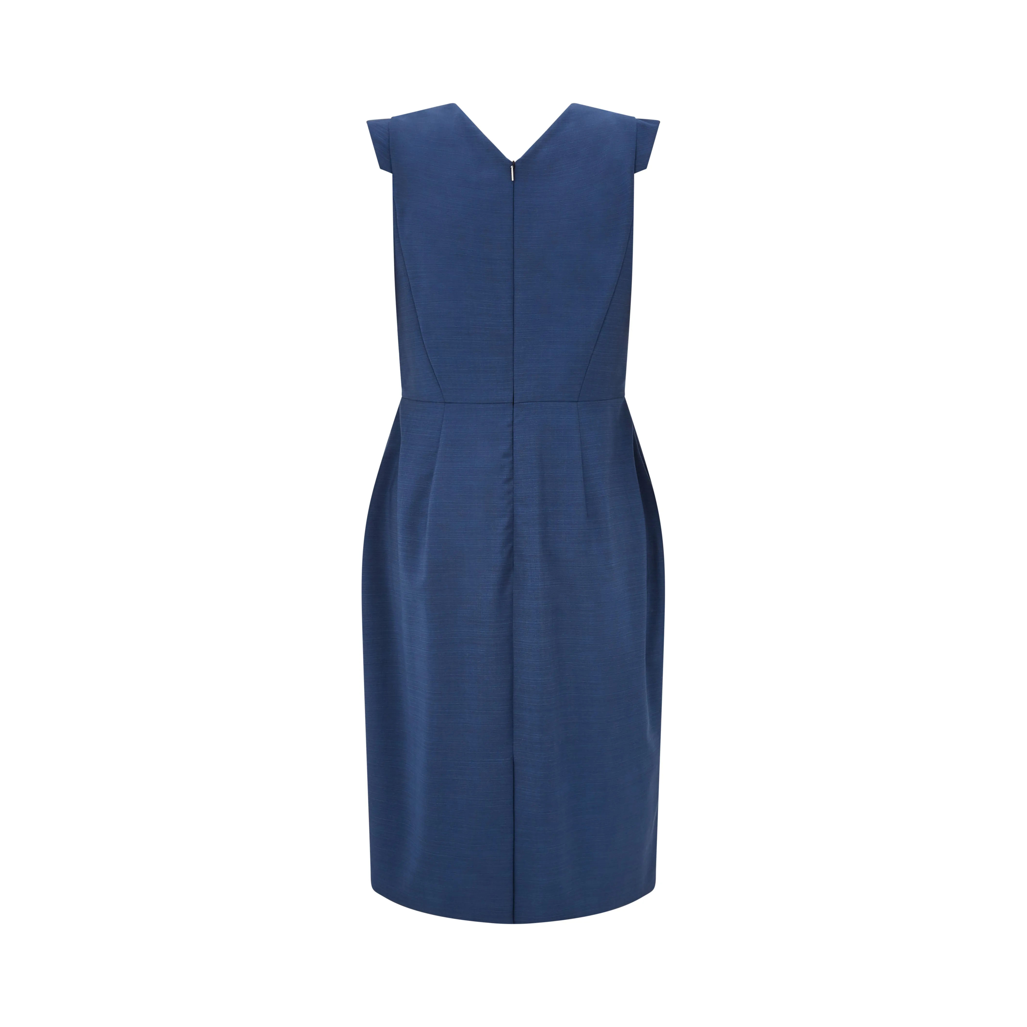 Docia Tailored Melange Wool Dress