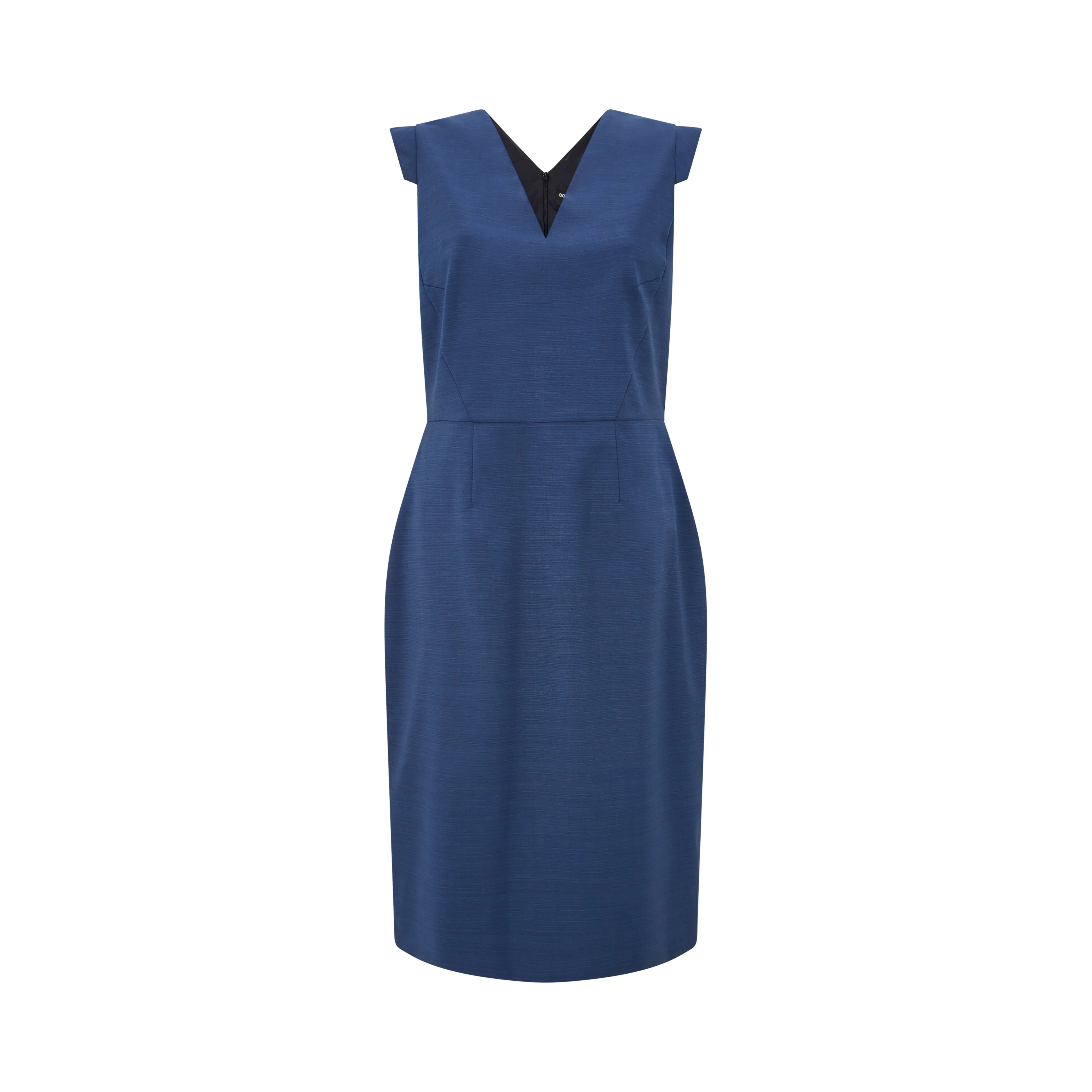 Docia Tailored Melange Wool Dress