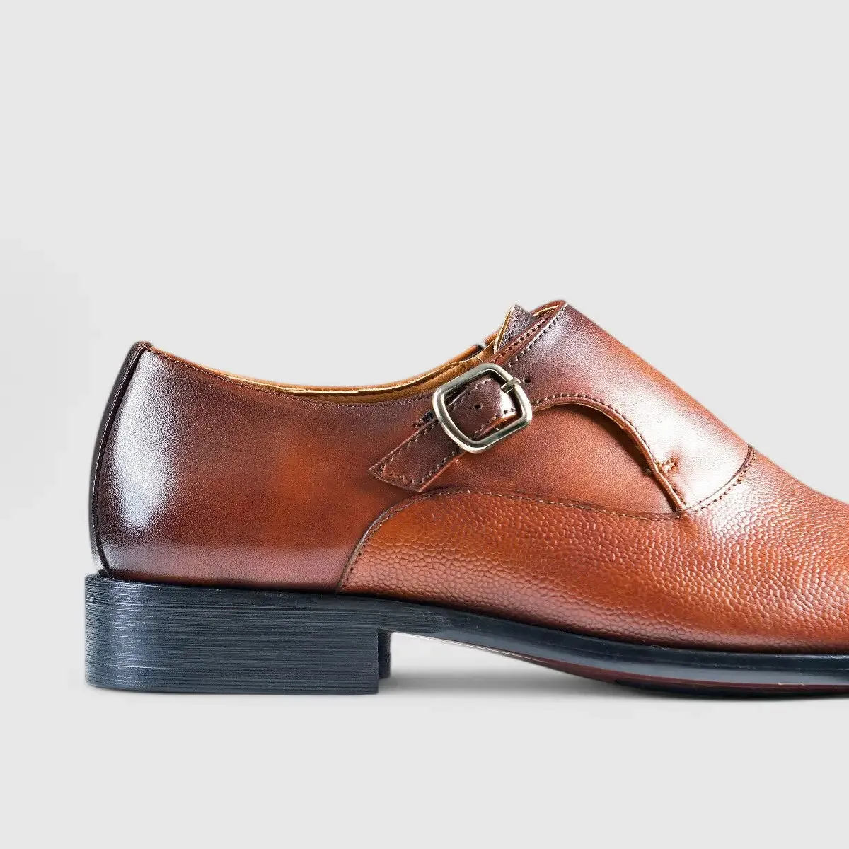Fabino Dress Single Monk Strap Tan M3220049