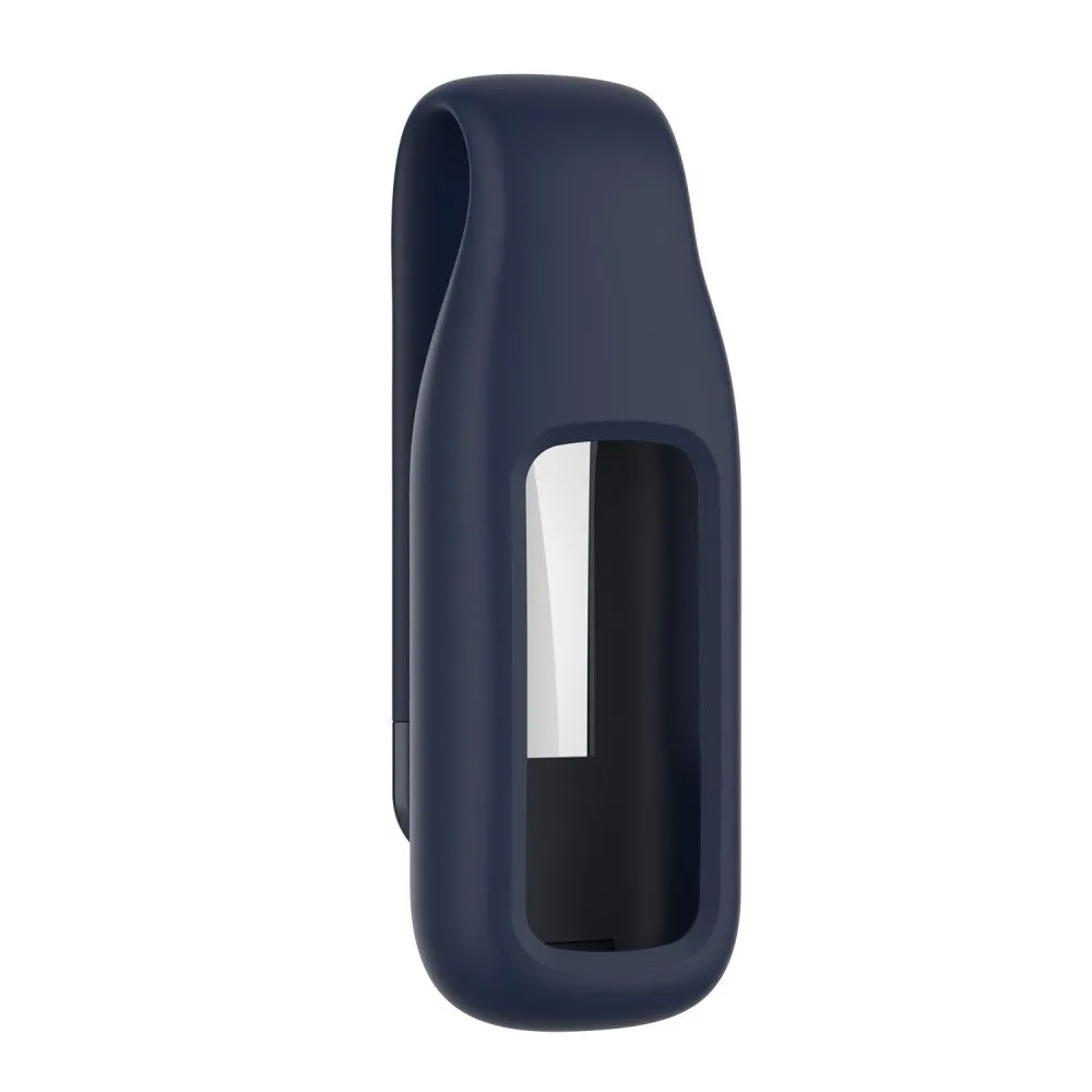 Fitbit Luxe silicone cover with clip holder - Midnight Blue