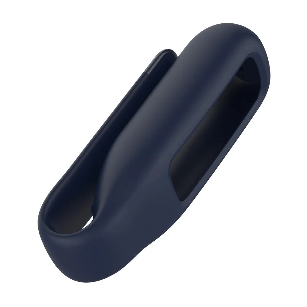 Fitbit Luxe silicone cover with clip holder - Midnight Blue