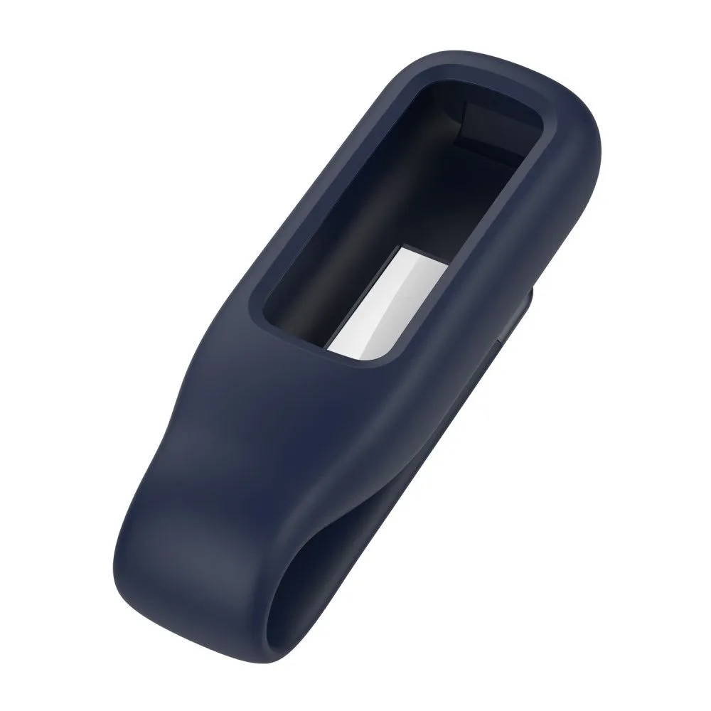 Fitbit Luxe silicone cover with clip holder - Midnight Blue