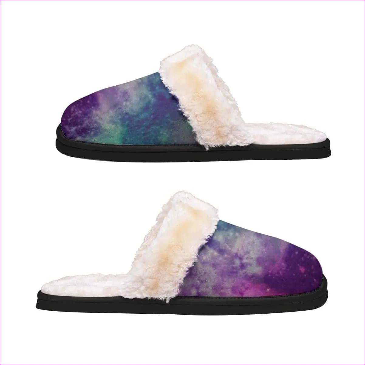 Galaxy Womens Home Plush Slippers