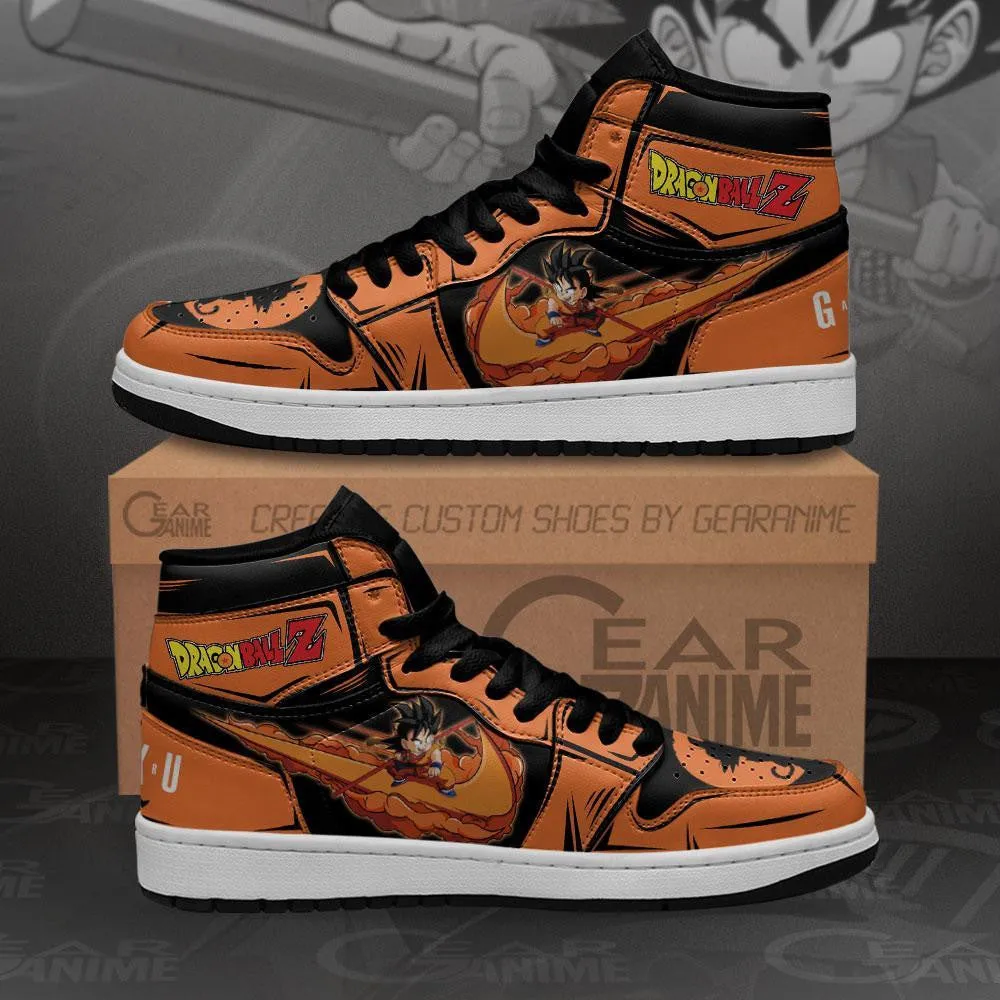 Goku Flying Nimbus Sneakers Kintoun Dragon Ball Custom Anime Shoes