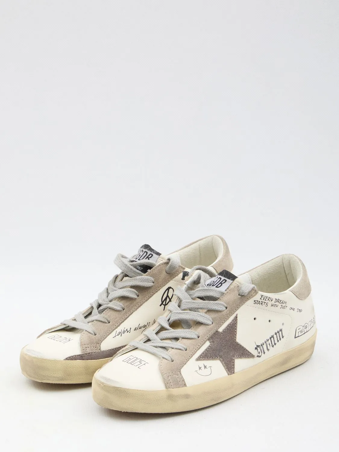 GOLDEN GOOSE Vintage-Effort Sneakers with Dust Handbag