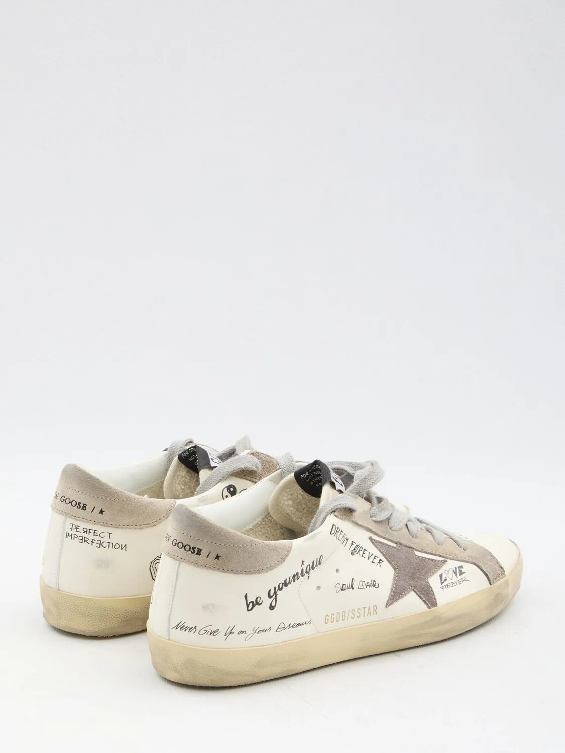 GOLDEN GOOSE Vintage-Effort Sneakers with Dust Handbag