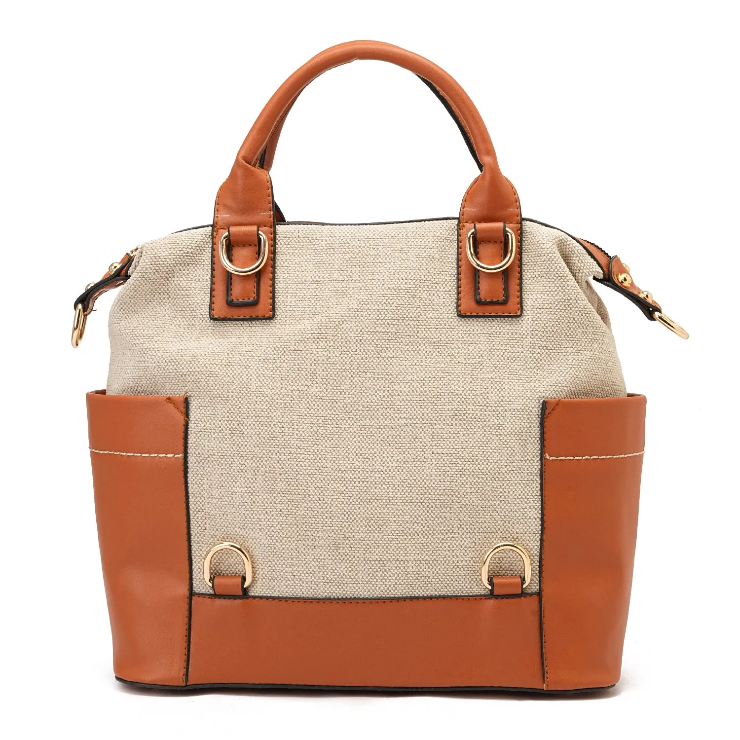 hand and back bag - brown