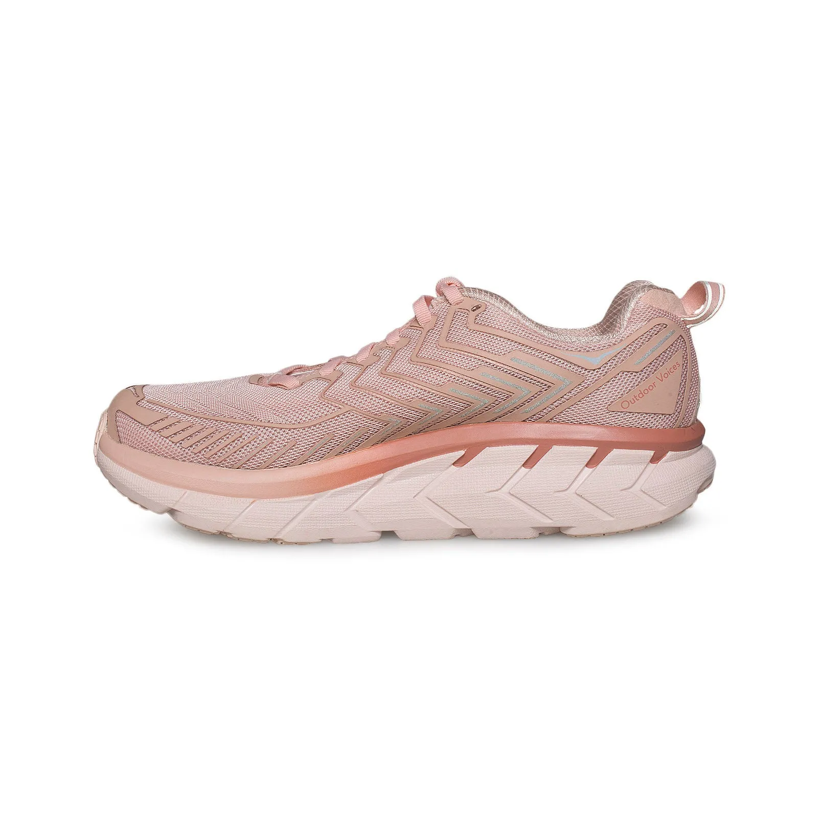 Hoka X OV Clifton 4 Pale Blush Running Shoes - Women's