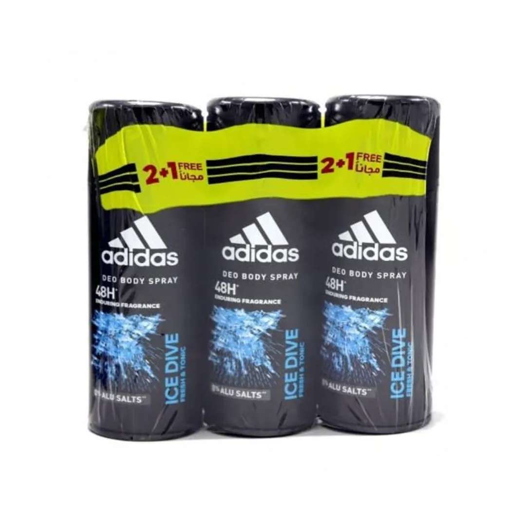 Ice Dive Deodrant Body Spray X3 (1 2) Free