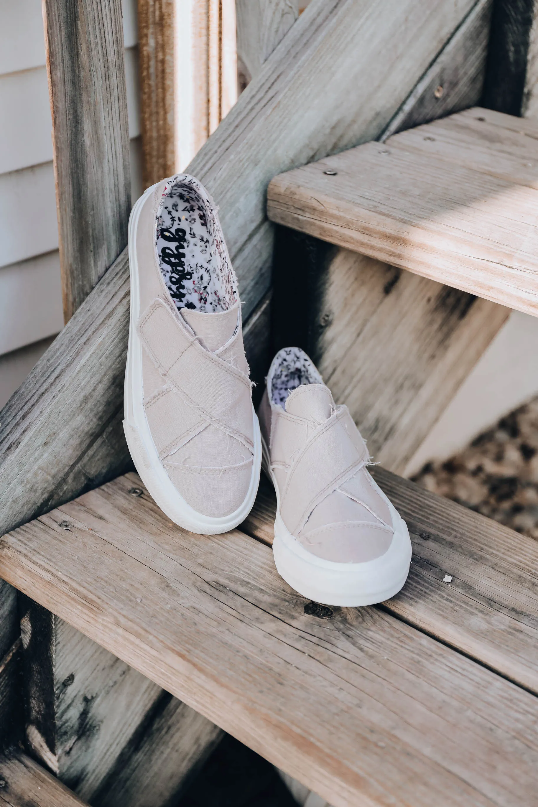 India Slip on Sneakers by Very G - Grey