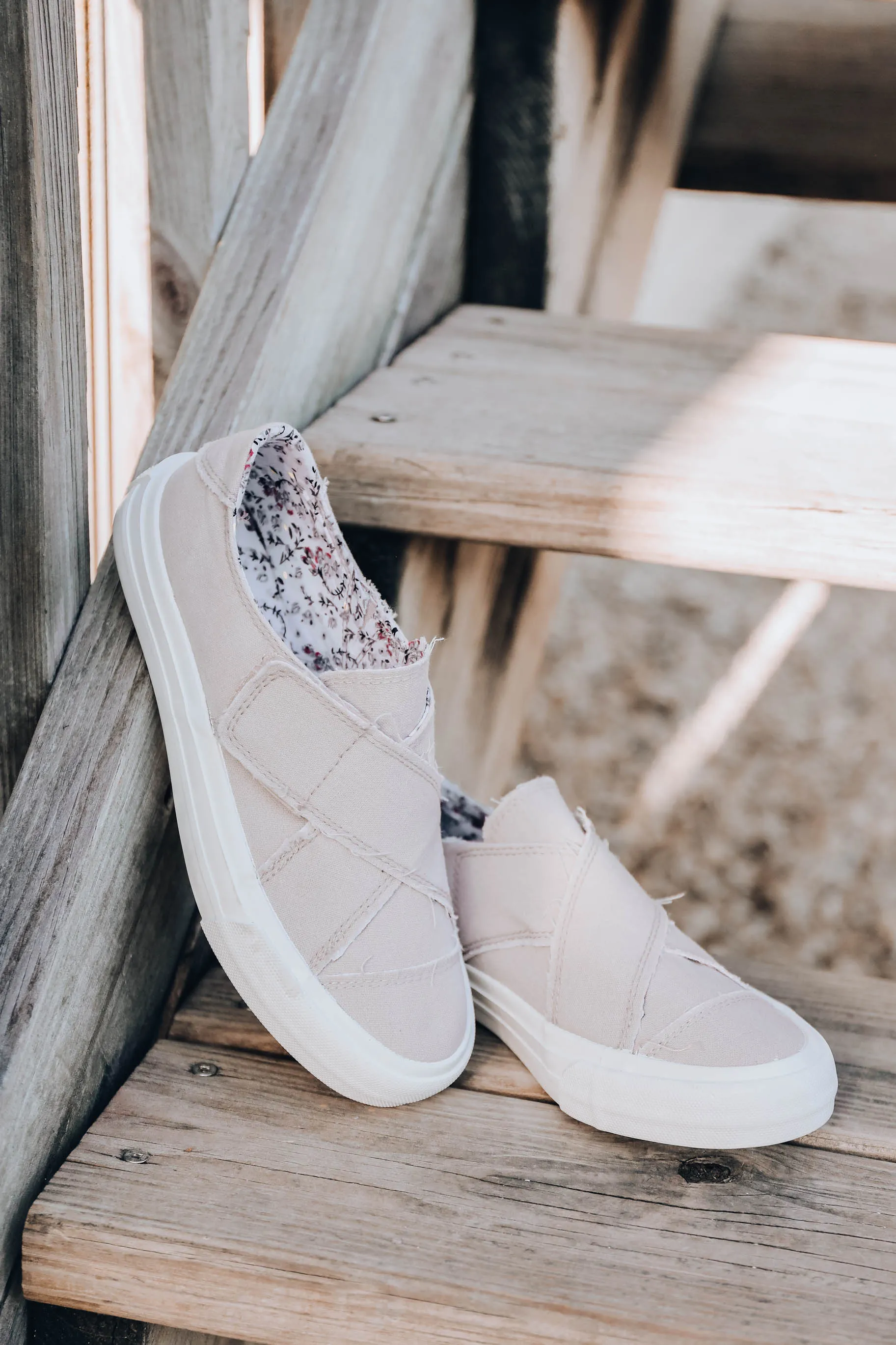 India Slip on Sneakers by Very G - Grey