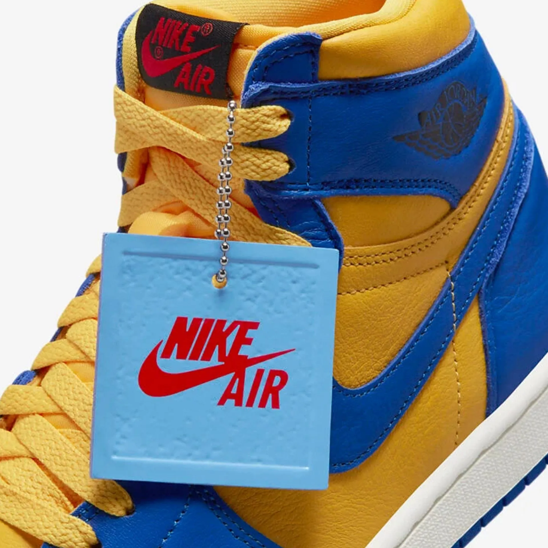 Jordan | WMN'S AIR JORDAN 1 RETRO HIGH OG  { VARSITY MAIZE/GAME ROYAL-SAIL