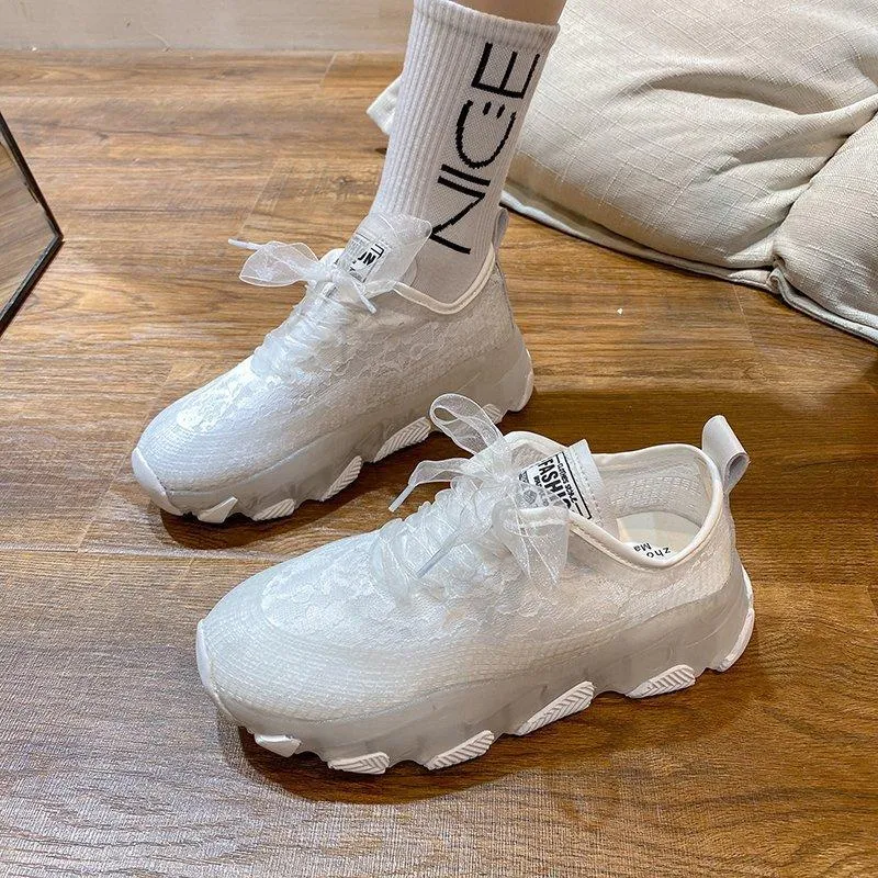 Lace Breathable Sports Shoes