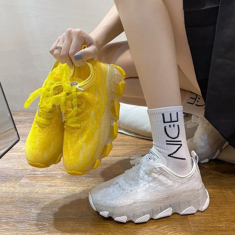 Lace Breathable Sports Shoes
