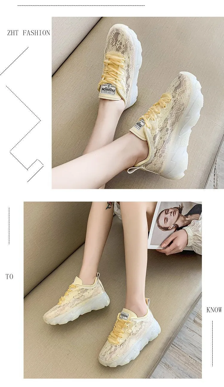 Lace Breathable Sports Shoes