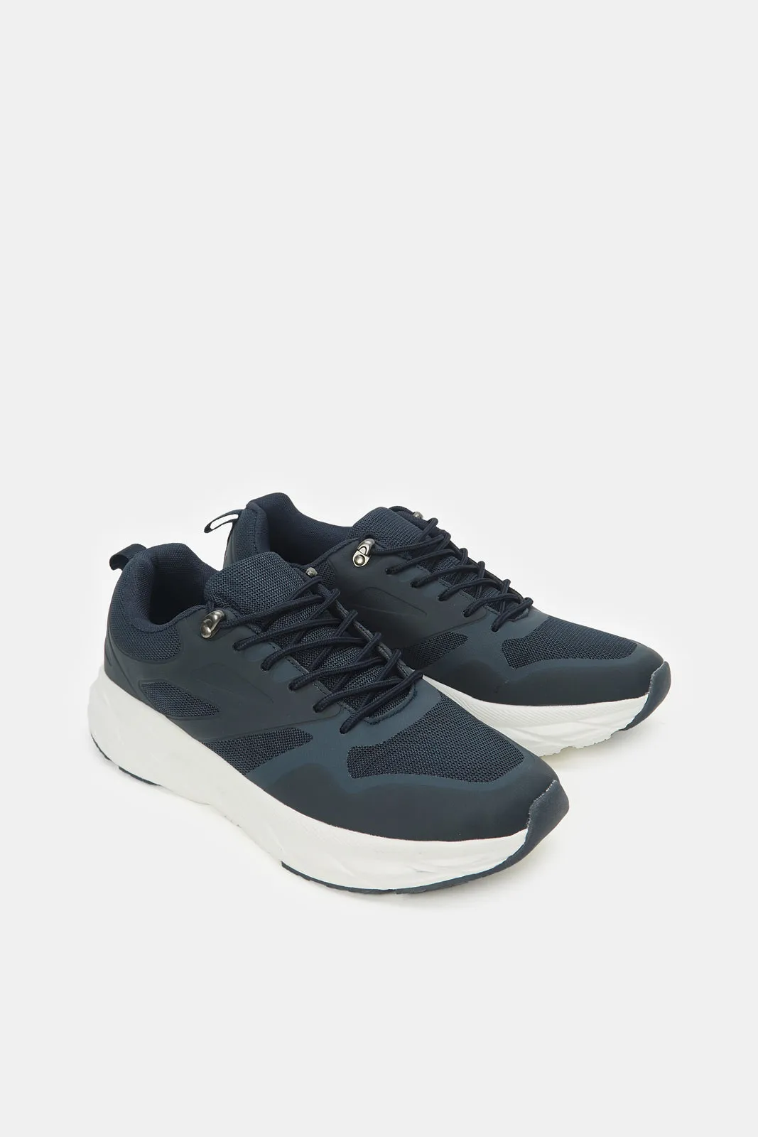 Men Navy Chunky Trainers