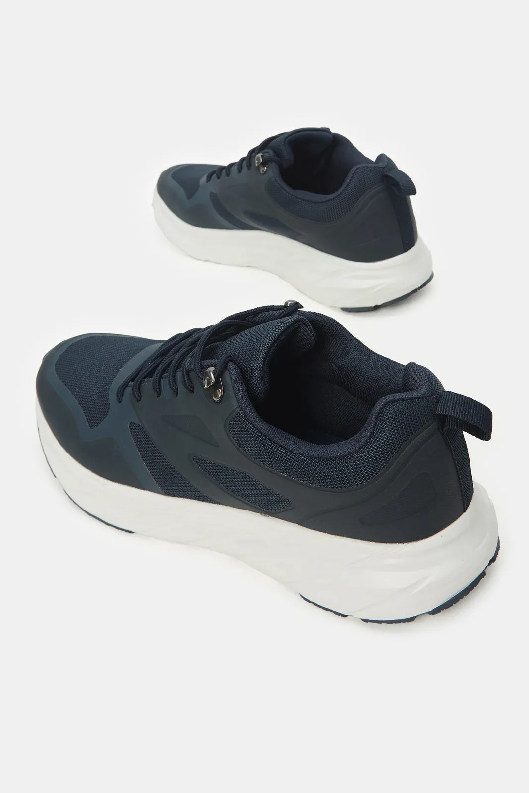 Men Navy Chunky Trainers