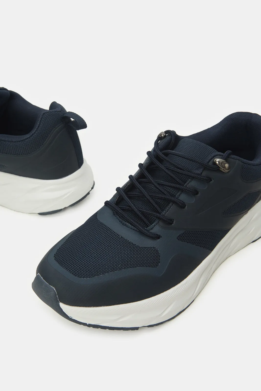 Men Navy Chunky Trainers
