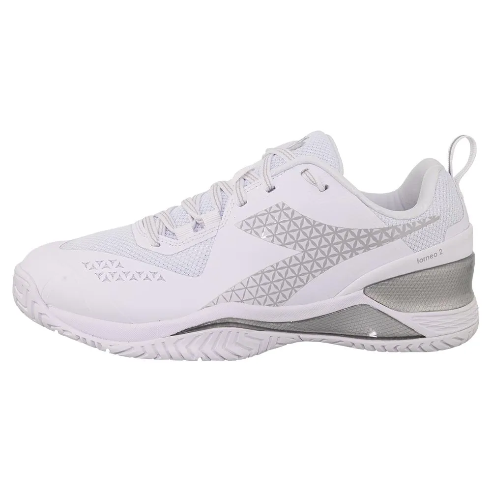 Men's Blushield Torneo 2 AG Wide Tennis Shoes White