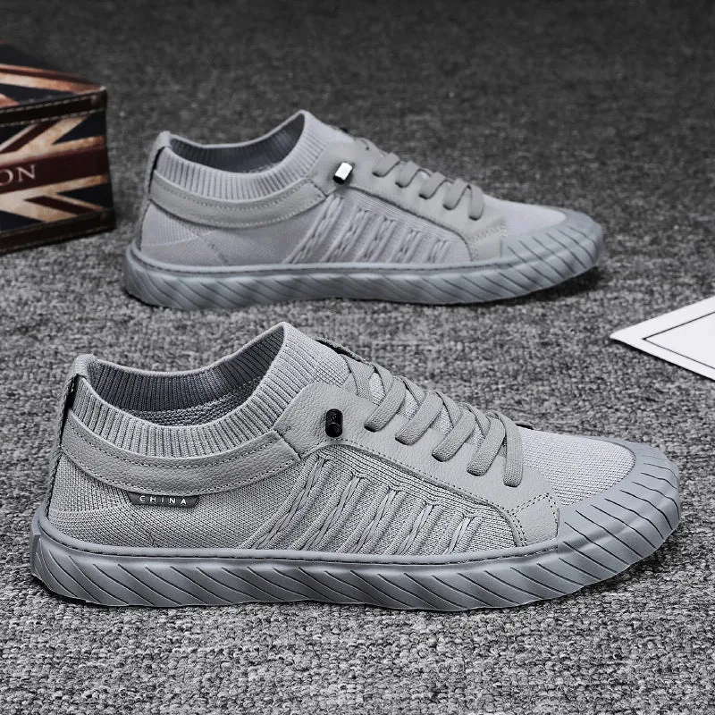Men's breathable canvas causal shoes