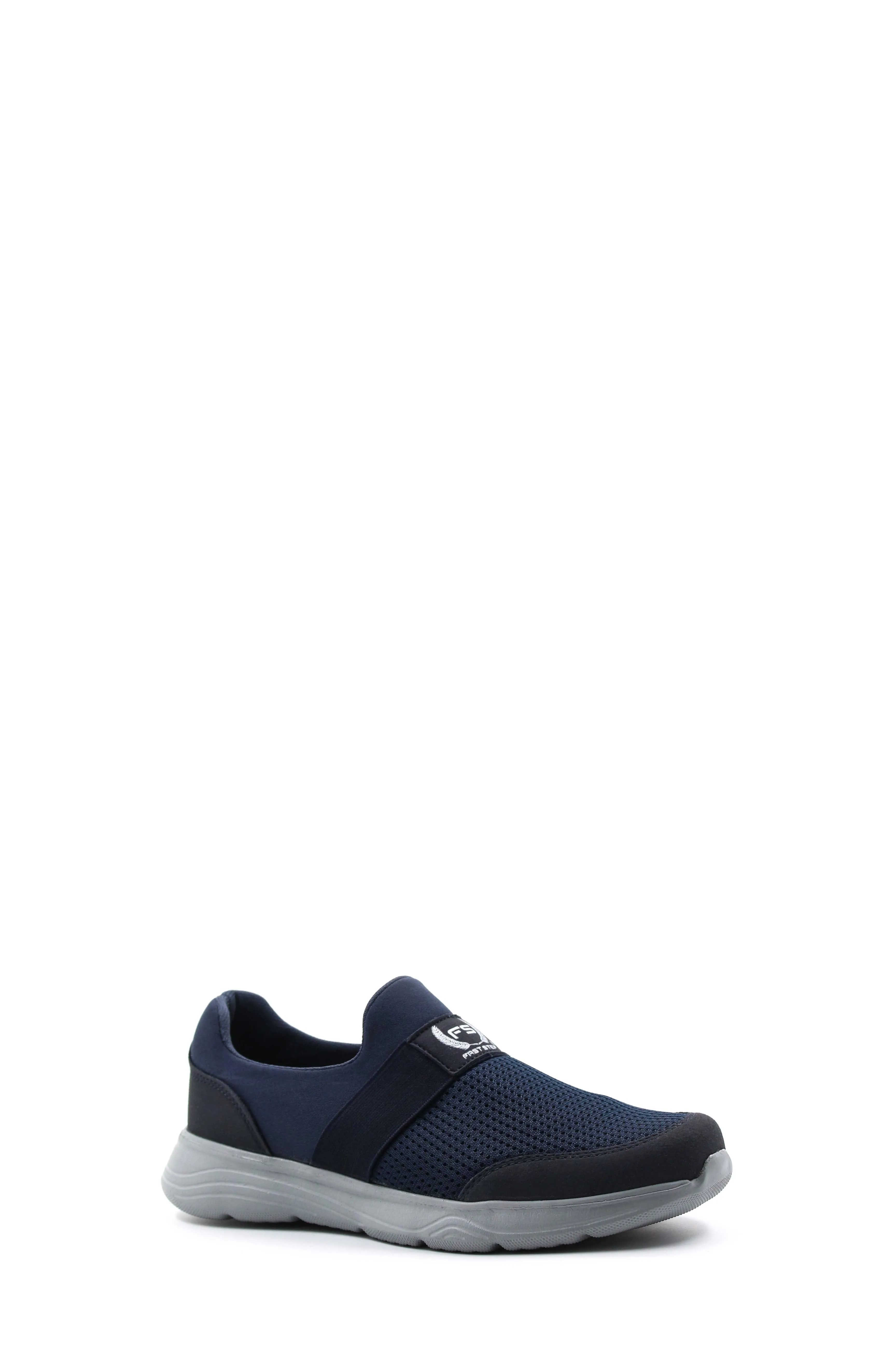 Men's Navy Slip-On Walking Shoes - Wessi