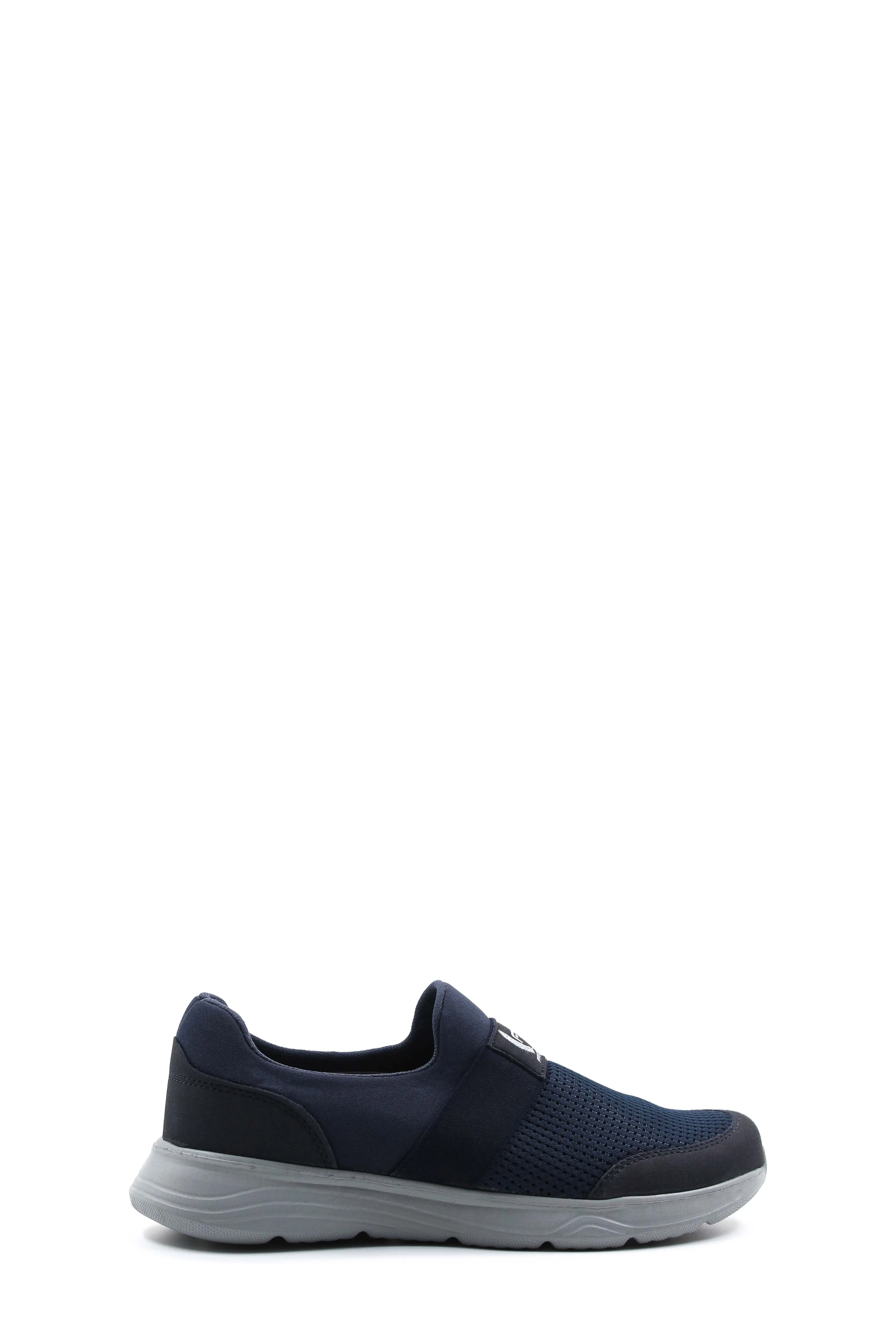 Men's Navy Slip-On Walking Shoes - Wessi