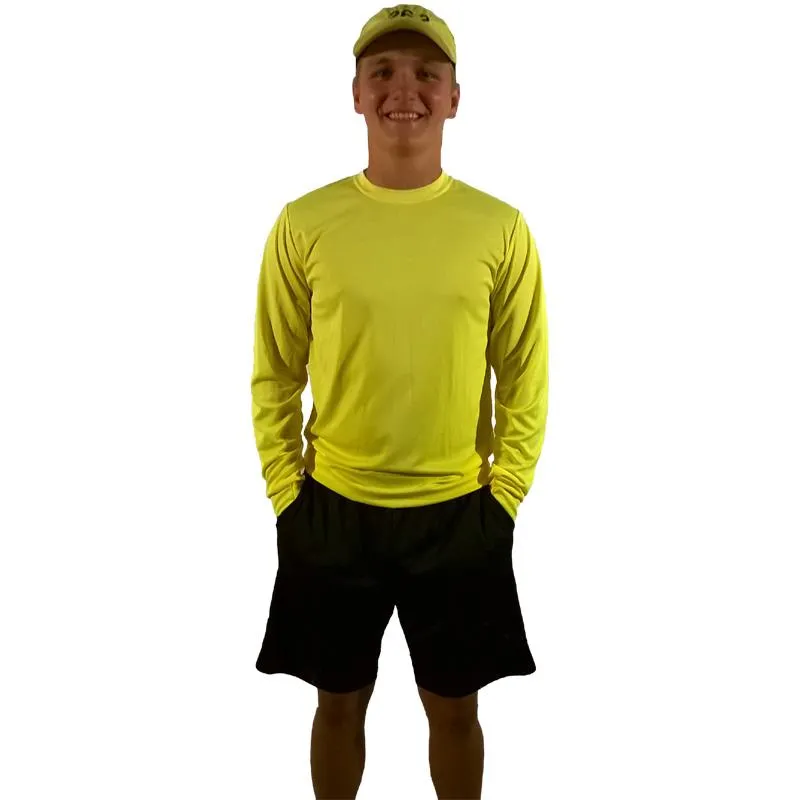Men's Sports Tech Long Sleeve Crew - "Forget The Glass Slippers.  This Princess Wears Running Shoes"