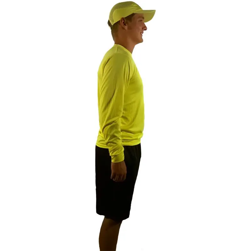 Men's Sports Tech Long Sleeve Crew - "Forget The Glass Slippers.  This Princess Wears Running Shoes"
