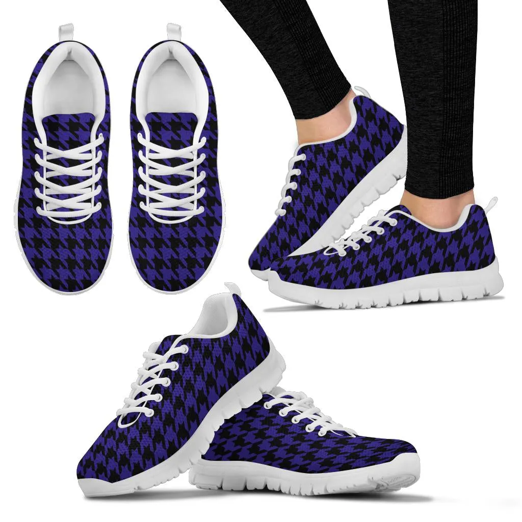 Mesh Sneakers_Black on Purple_B_HT Pattern