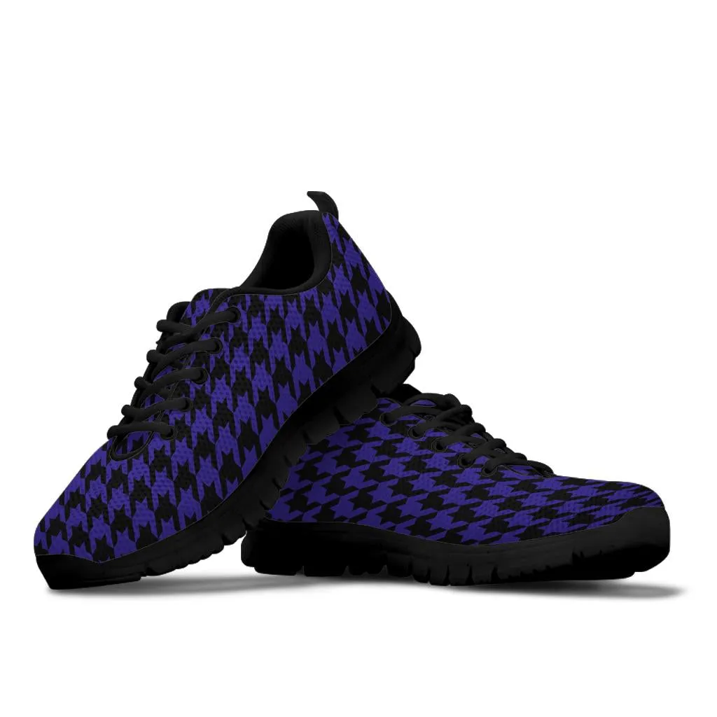 Mesh Sneakers_Black on Purple_B_HT Pattern