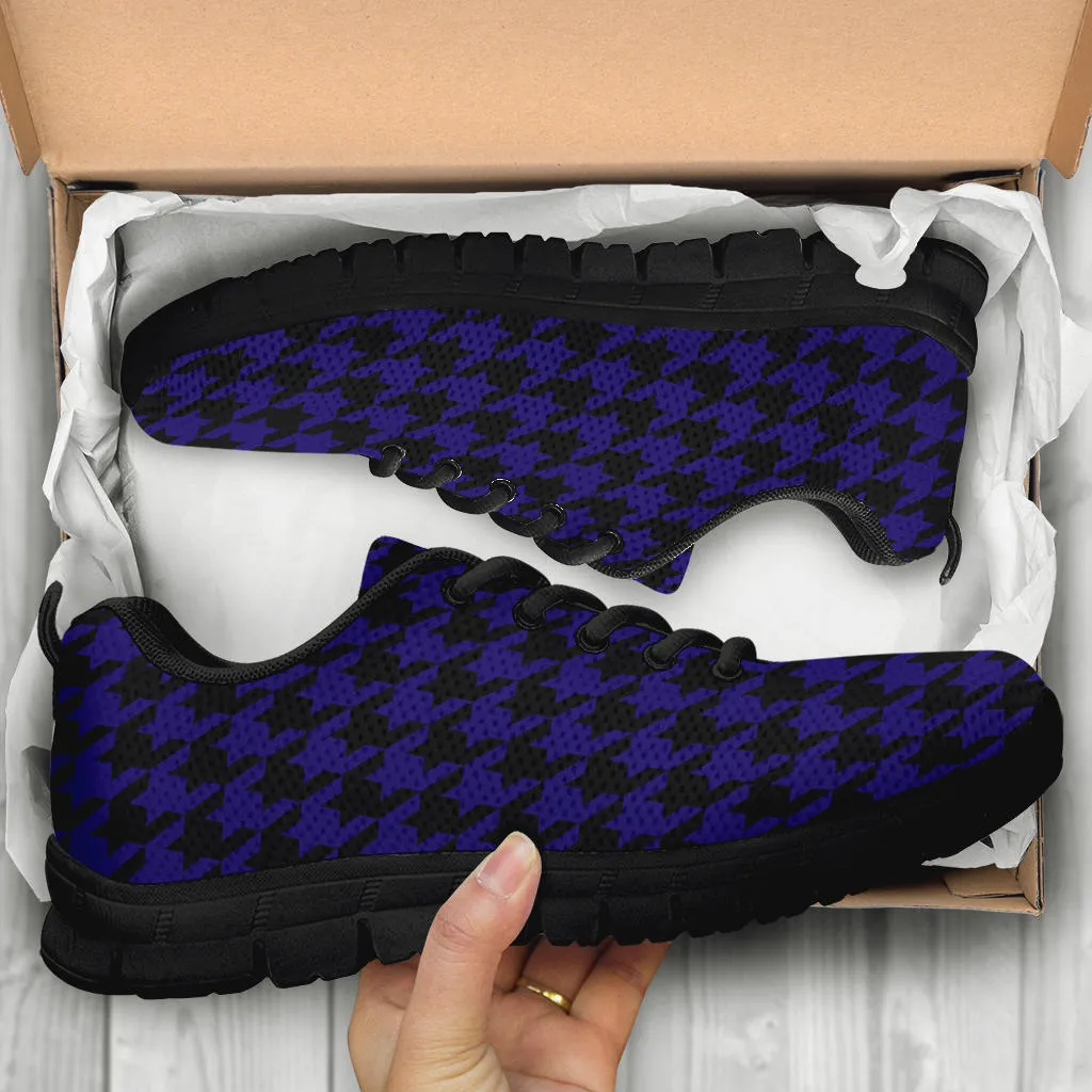 Mesh Sneakers_Black on Purple_B_HT Pattern