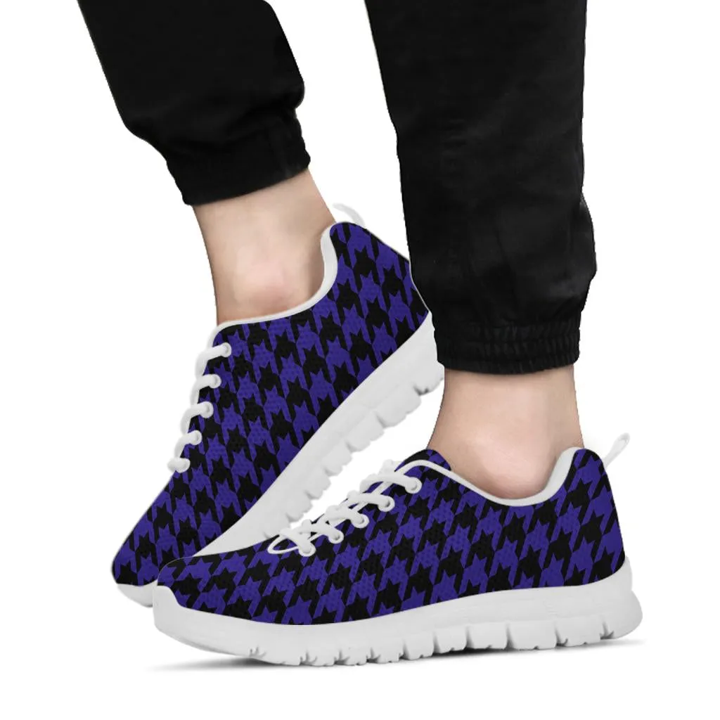 Mesh Sneakers_Black on Purple_B_HT Pattern
