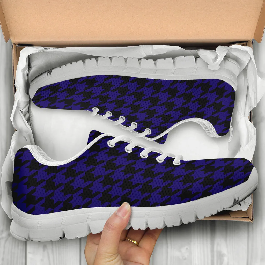 Mesh Sneakers_Black on Purple_B_HT Pattern