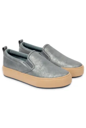 Metallic Slip-On _ 156552 _ Blue