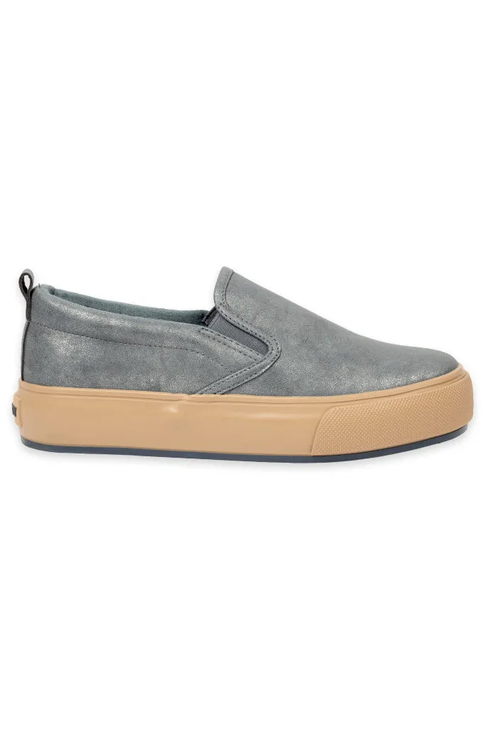 Metallic Slip-On _ 156552 _ Blue