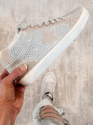 Miko Rhinestone Star Sneakers