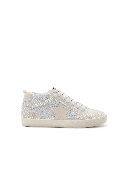 Miko Rhinestone Star Sneakers