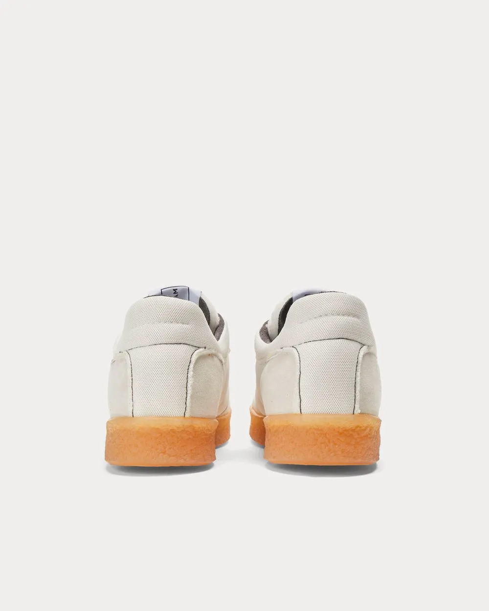 MM6 6 Inside Out 6 White Low Top Sneakers