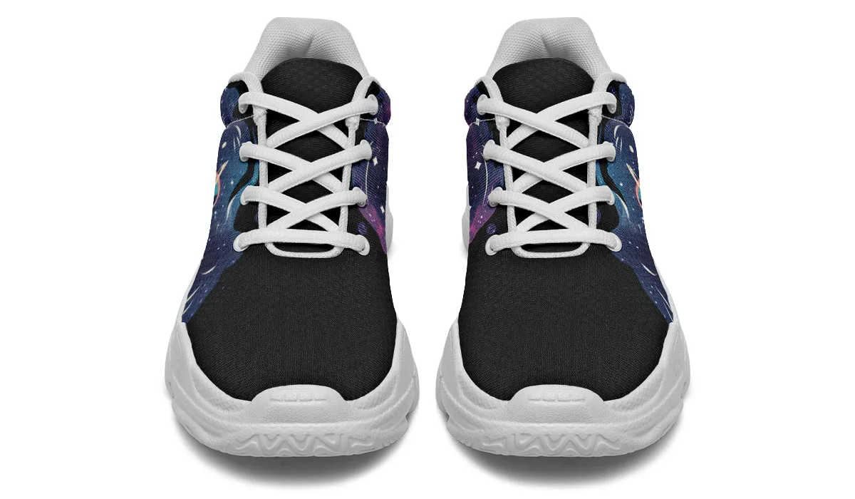 Nebula Chunky Sneakers - Light Breathable and Comfortable Sports Shoes with Platform Soles