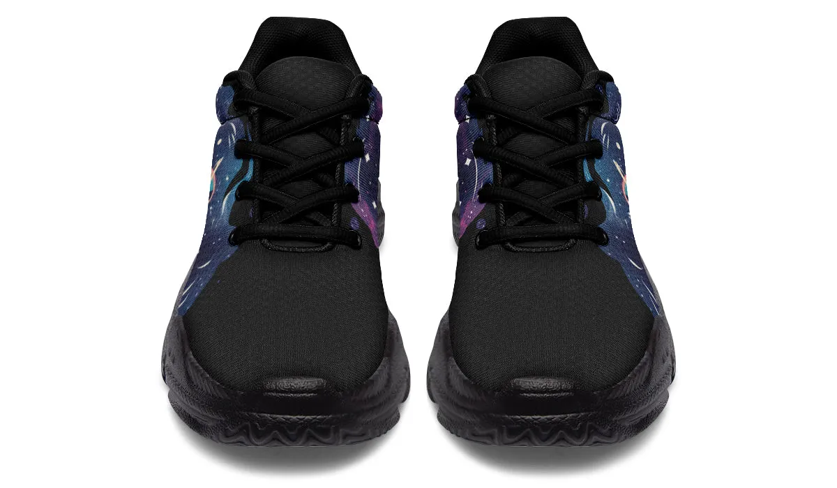 Nebula Chunky Sneakers - Light Breathable and Comfortable Sports Shoes with Platform Soles