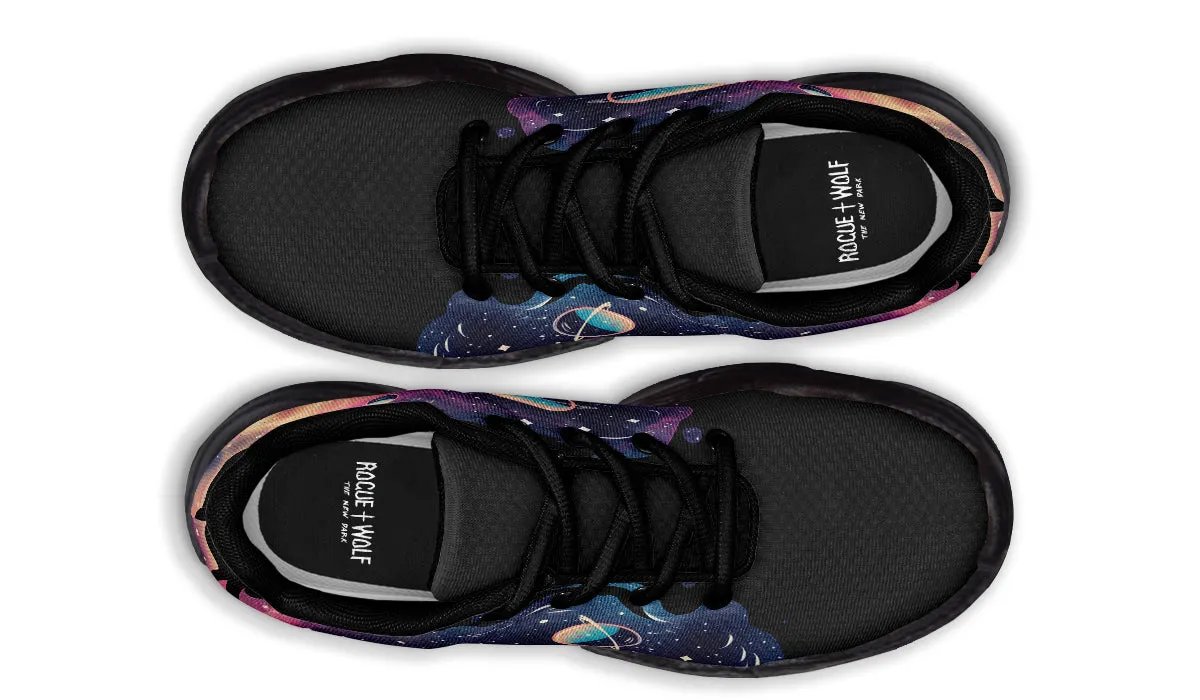 Nebula Chunky Sneakers - Light Breathable and Comfortable Sports Shoes with Platform Soles